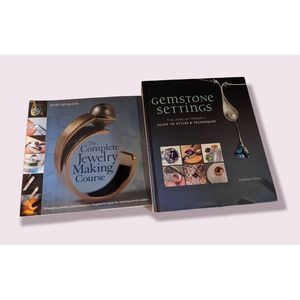 Two Jewelers Tutorial Books- The Complete Jewelry Making Course + Gemstone Setti